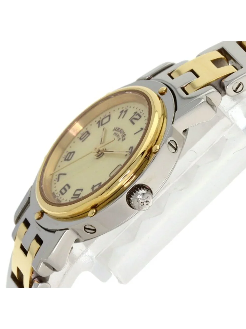 Hermes Clipper Buckle Watch SS